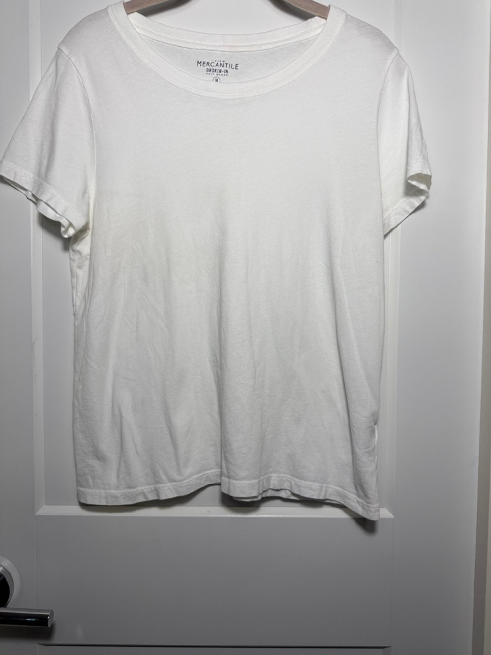 J Crew Mercantile White Crewneck Tee